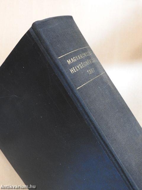 Magyarország helységnévtára 1967