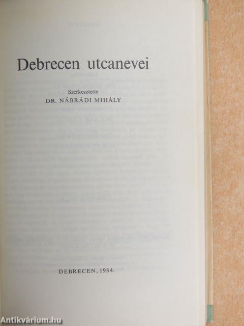 Debrecen utcanevei