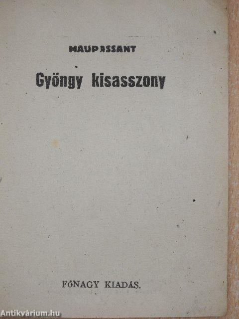 Gyöngy kisasszony