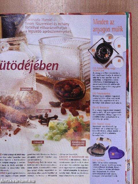 Karácsonyi szakácsmagazinok egyedi gyűjteménye (13 db)