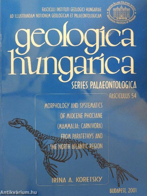 Geologica Hungarica - Series Palaeontologica 54.