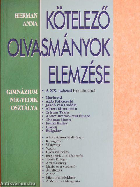 Kötelező olvasmányok elemzése 6.