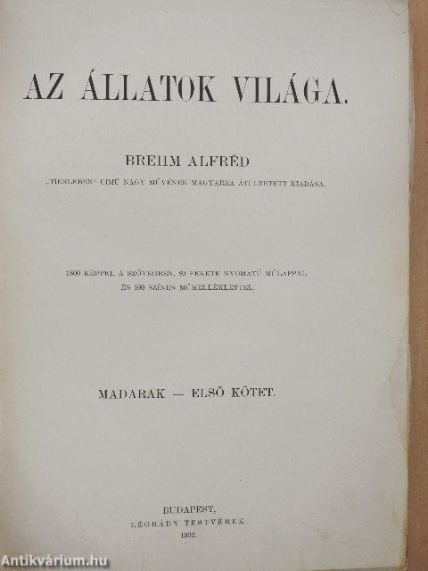 Brehm - Az állatok világa 4. (rossz állapotú)