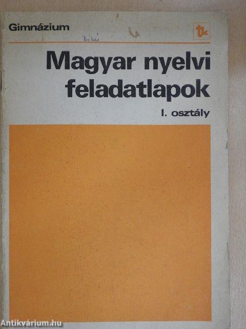 Magyar nyelvi feladatlapok I.
