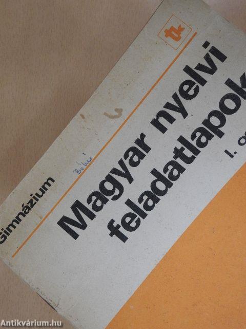 Magyar nyelvi feladatlapok I.