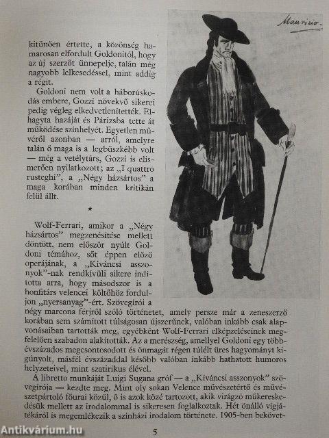 E. Wolf-Ferrari: A négy házsártos