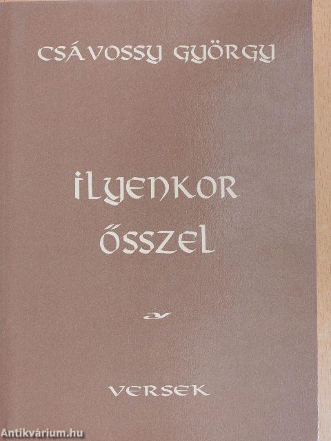 Ilyenkor ősszel