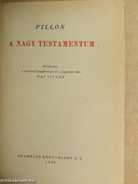 A Nagy Testamentum