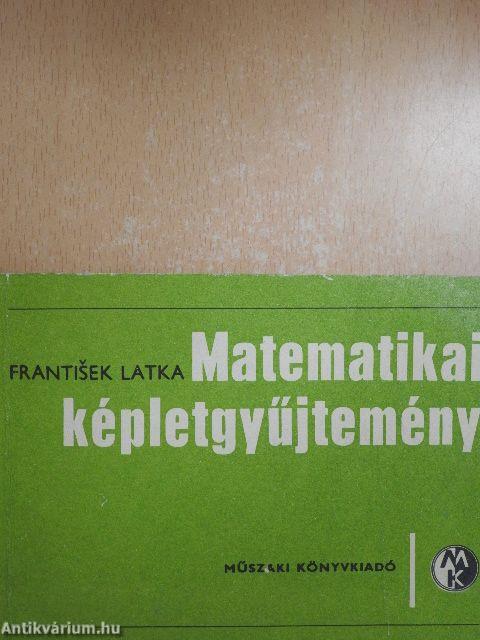 Matematikai képletgyűjtemény