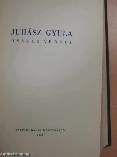 Juhász Gyula összes versei