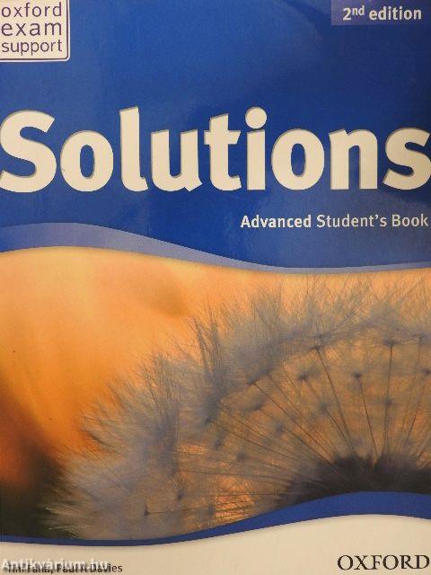 Solutions - Advanced - Student's Book