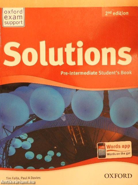 Solutions - Pre-Intermediate - Student's Book