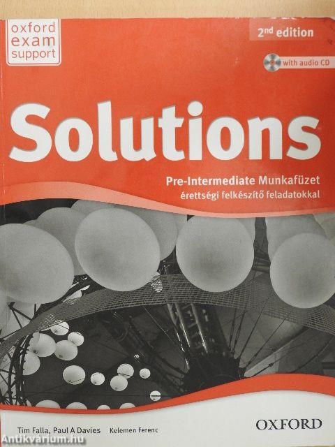 Solutions - Pre-Intermediate - Munkafüzet - CD-vel