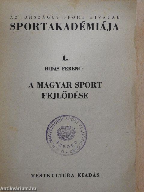 A magyar sport fejlődése