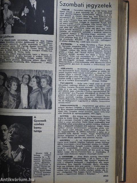 Film-Színház-Muzsika 1977. január-december I-II.
