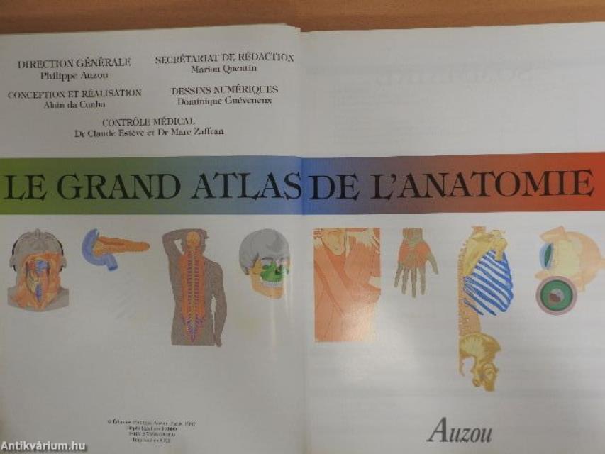 Le grand atlas de l'anatomie