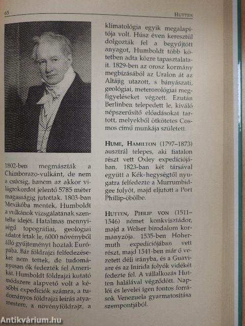 Földrajzi felfedezések lexikona