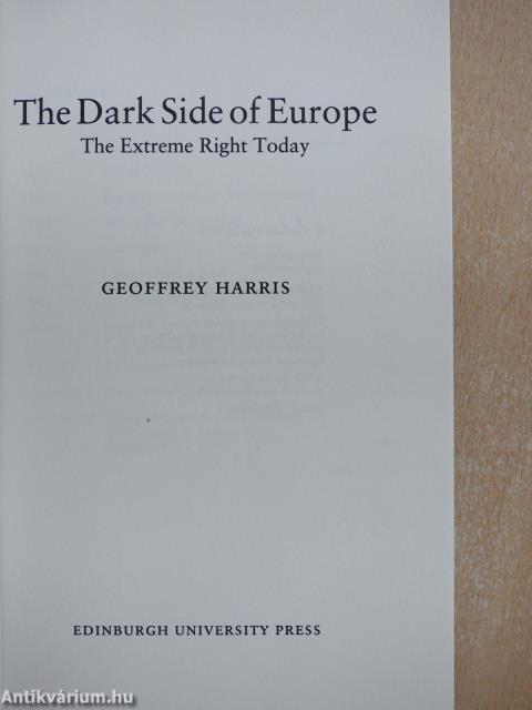 The Dark Side of Europe (dedikált példány)