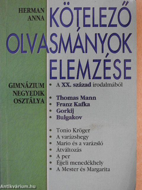 Kötelező olvasmányok elemzése 6.