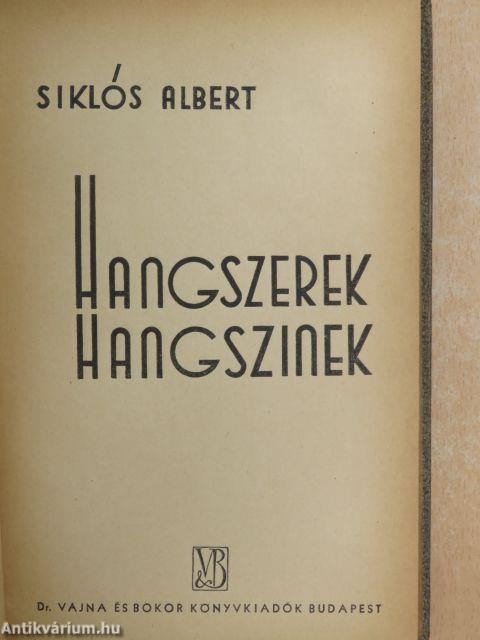 Hangszerek/Hangszinek