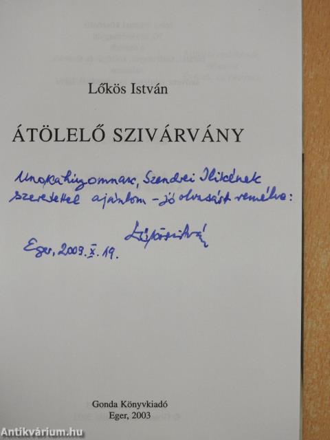 Átölelő szivárvány (dedikált példány)