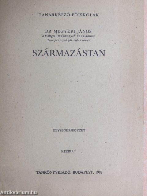 Származástan