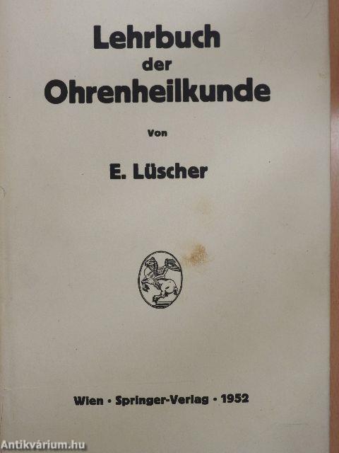 Lehrbuch der Ohrenheilkunde