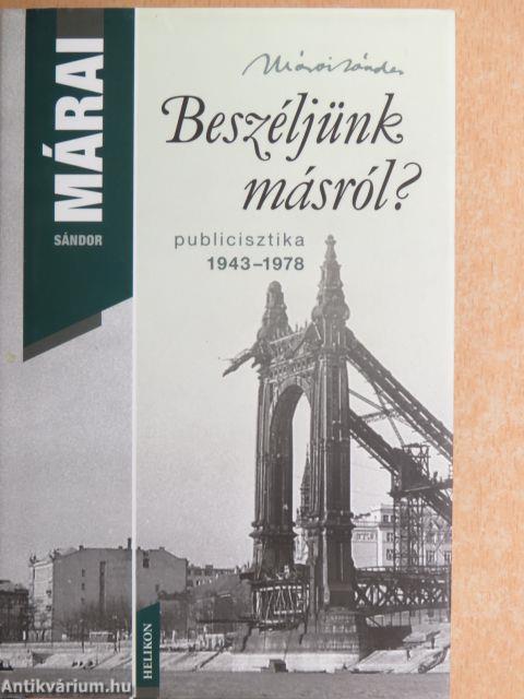 Beszéljünk másról?