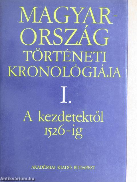 Magyarország történeti kronológiája I-IV.