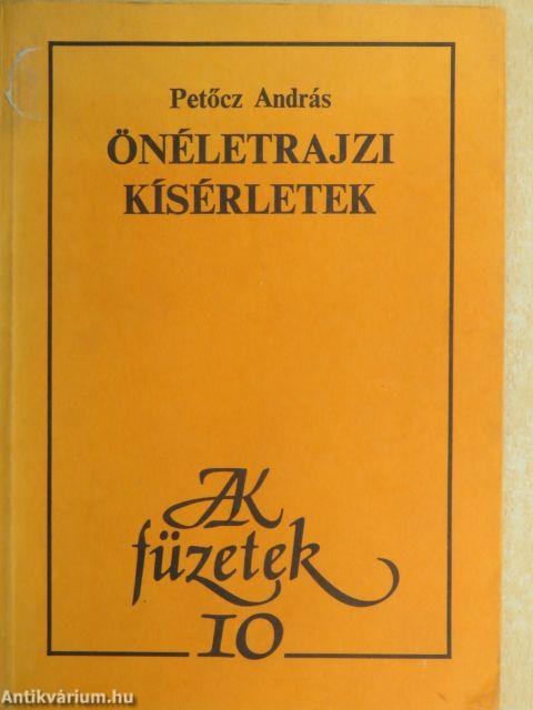 Önéletrajzi kísérletek