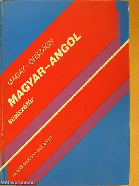 Magyar-angol kéziszótár