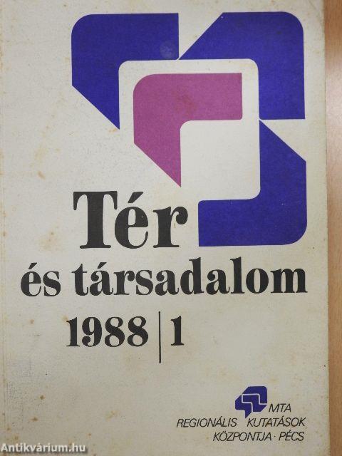 Tér és Társadalom 1988/1.