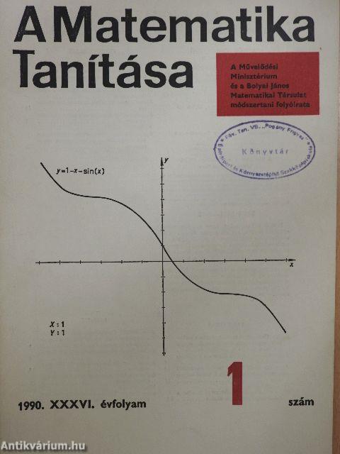 A Matematika Tanítása 1990. február