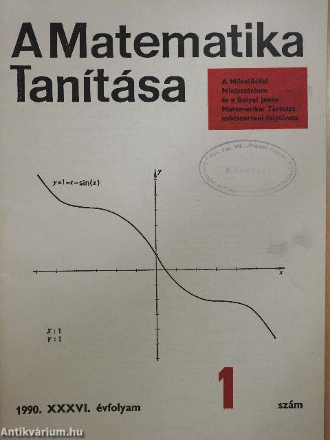 A Matematika Tanítása 1990. február