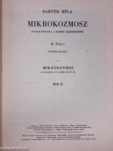 Mikrokozmosz zongorára II.