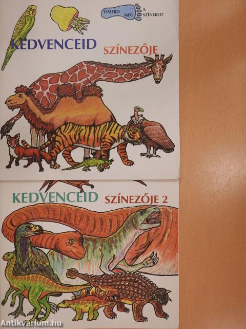 Kedvenceid színezője 1-2. (dedikált példány)