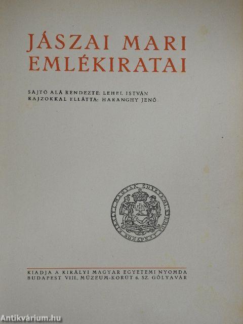 Jászai Mari emlékiratai