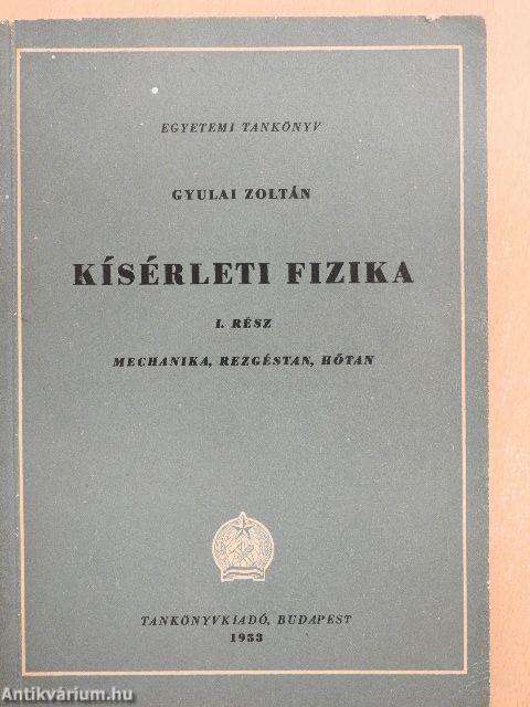 Kísérleti fizika I.