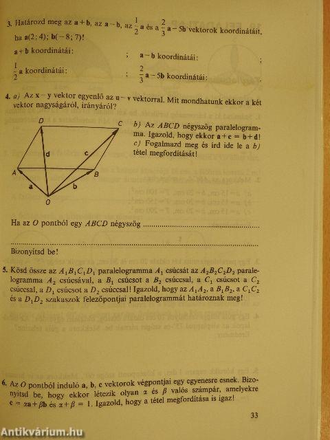 Matematika feladatlapok II.