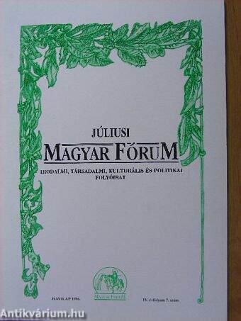 Júliusi Magyar Fórum 1996.