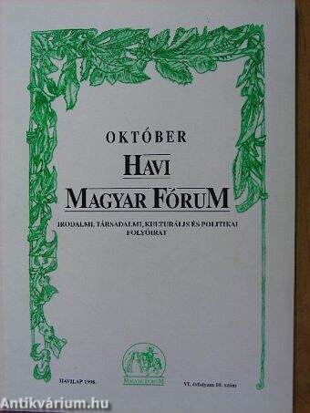 Október Havi Magyar Fórum 1998.