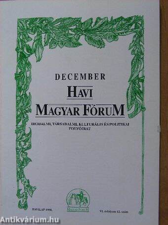 December Havi Magyar Fórum 1998.