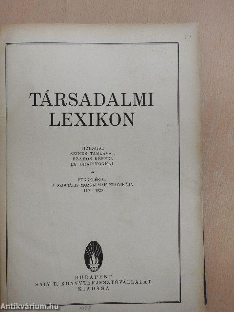 Társadalmi lexikon