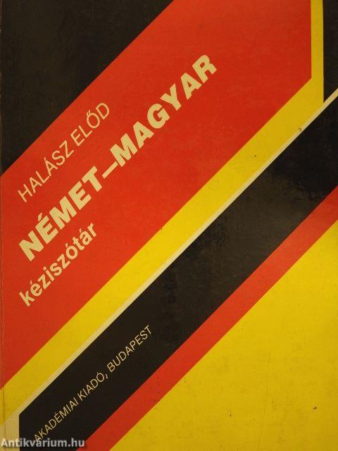 Német-magyar kéziszótár