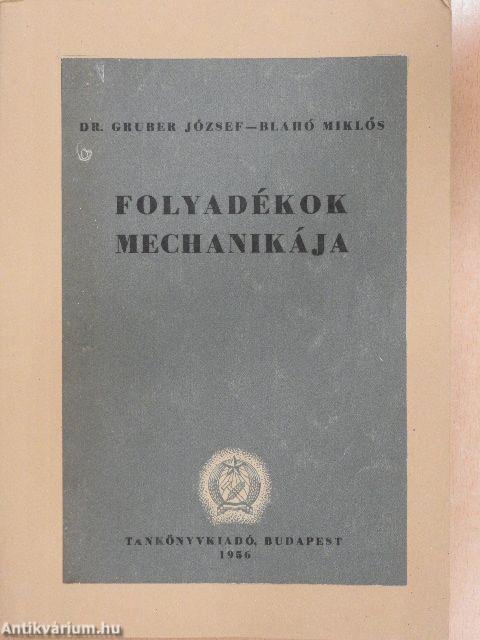 Folyadékok mechanikája