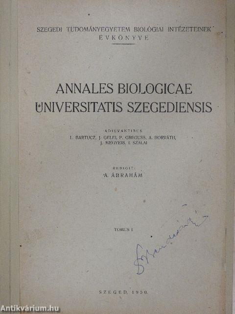 Annales Biologicae Universitatis Szegediensis