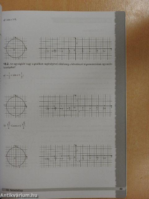 Matematika gyakorló feladatlapok 11.