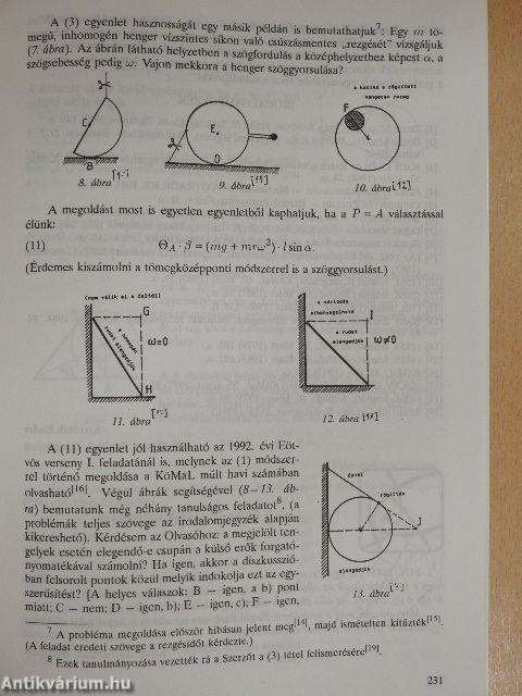 Középiskolai matematikai és fizikai lapok 1993. május