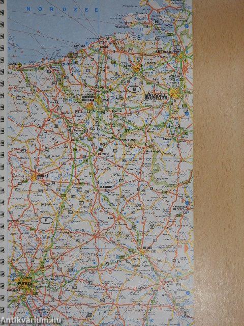 Európa autóatlasza