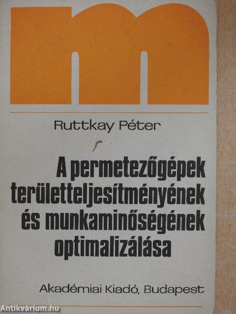 A permetezőgépek területteljesítményének és munkaminőségének optimalizálása